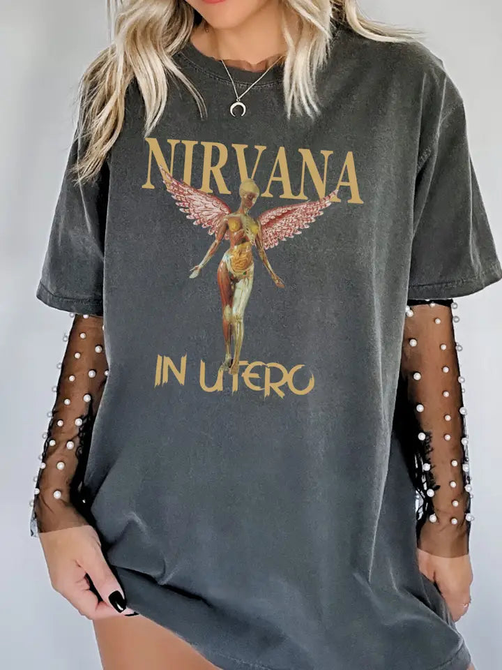 Nirvana Angel T Shirt image 0