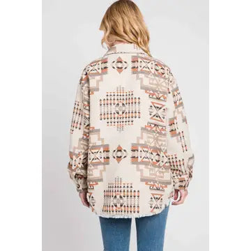 Aztec Button Down Jacket image 2