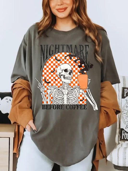 Nightmare Before Coffee T Shirt image 0