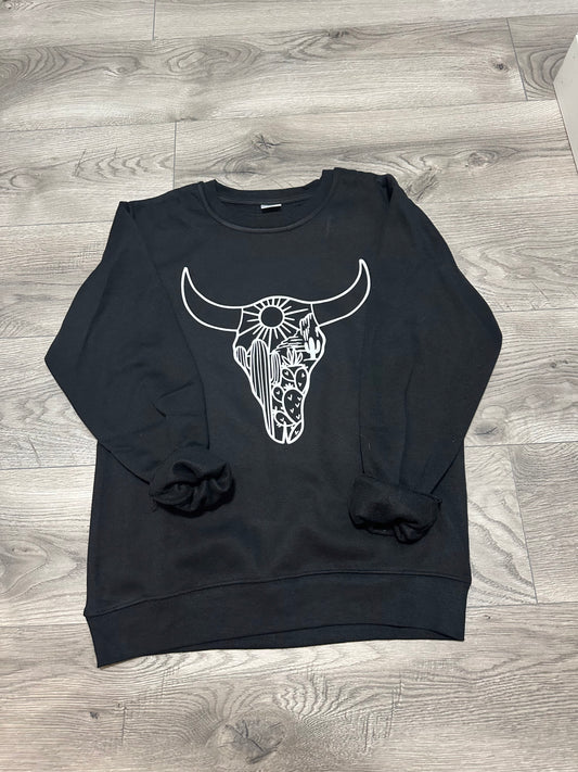Cow Skull Sweatshirt image 0